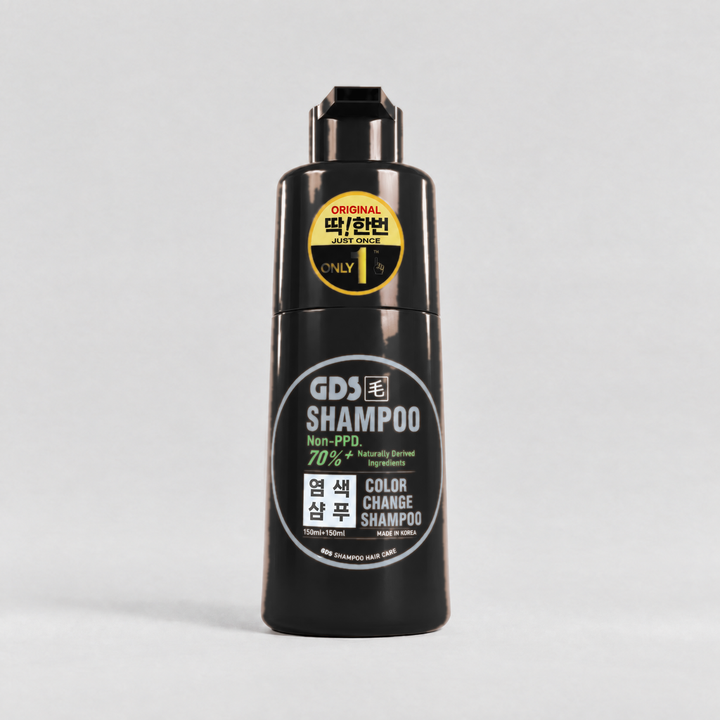 GDS Hair Dye Shampoo — Grey Coverage in 10 Minutes in the Shower
