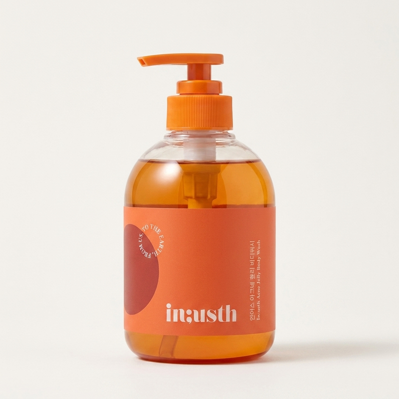 in;usth Trouble-Care Jelly Body Wash 490ml, front of pack