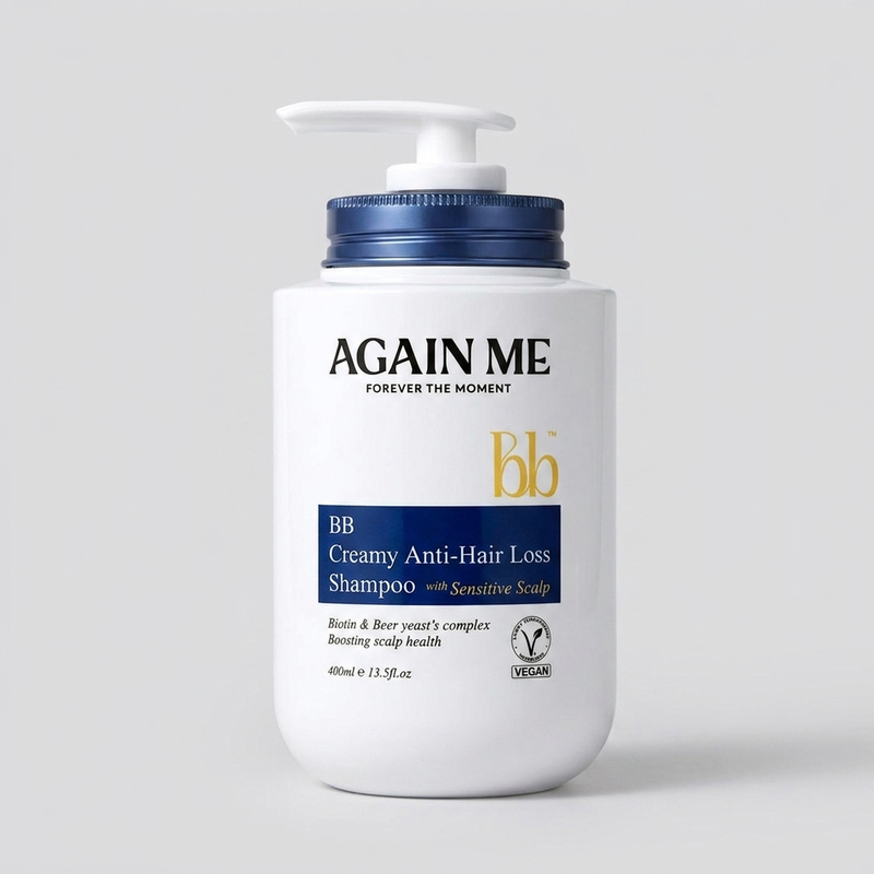 AGAINME BB Scalp-Clear Fortifying Shampoo 400ml, front of pack
