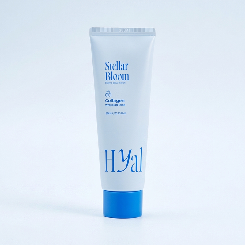 Noon'sUp Stellar Bloom Hyaluronic Collagen Wrapping Mask 80ml, front of pack