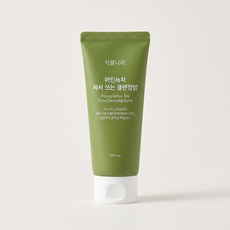 SHINGMULNARA Young Green Tea Tube Cleansing Balm 100ml, front of pack