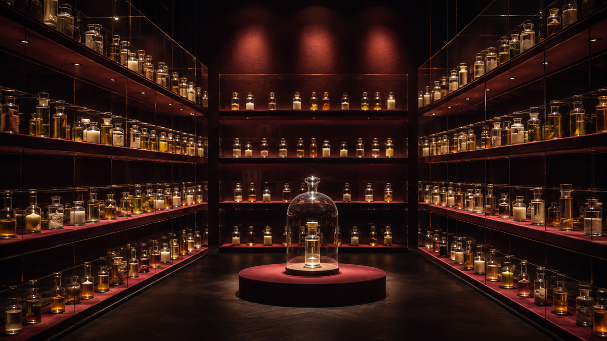museum conservation vault editorial visualization for Only One of Our 54 Products Says 'Preservative-Free'. The Other 53 Use Something That Isn't Called a Preservative.