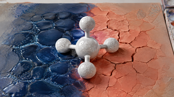 thermochromic ceramic diptych editorial visualization for Urea Is Two Different Ingredients Depending on the Percentage. Our Only Urea Product Doesn't Print One.