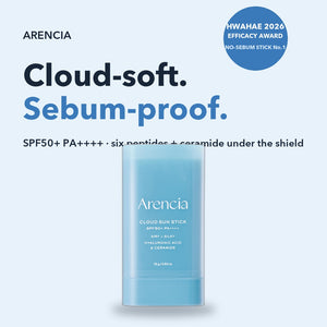 Cloud-soft, sebum-proof: Hwahae 2026 efficacy award no-sebum sun stick #1