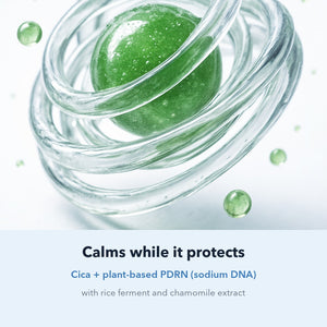 Calms while it protects: cica and plant-based PDRN visual