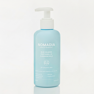 Nomadia Blue Calming Panthenol 1% Cleansing Milk 190ml