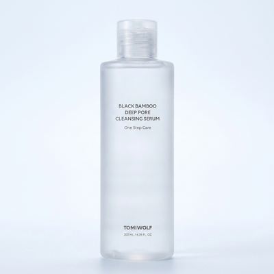 TOMIWOLF Black Bamboo Deep Pore Cleansing Serum 200ml