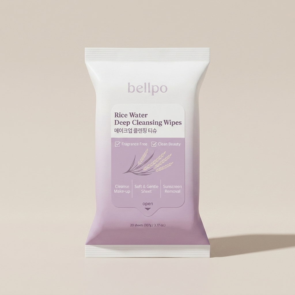 Bellpo Rice-Bran Water Deep Cleansing Tissue