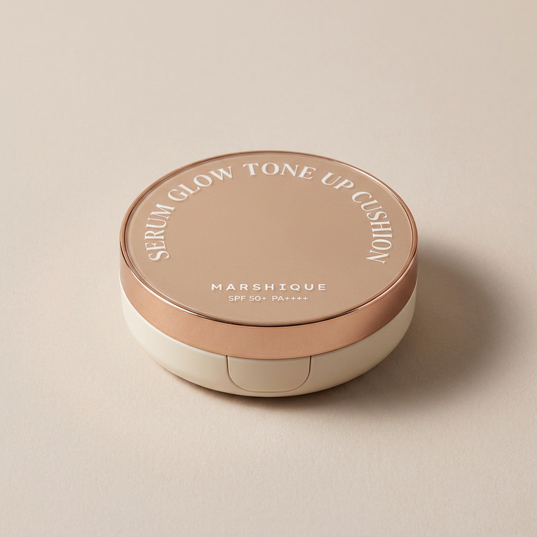 MARSHIQUE Serum Glow Tone-up Sun Cushion SPF50+/PA++++ 12g