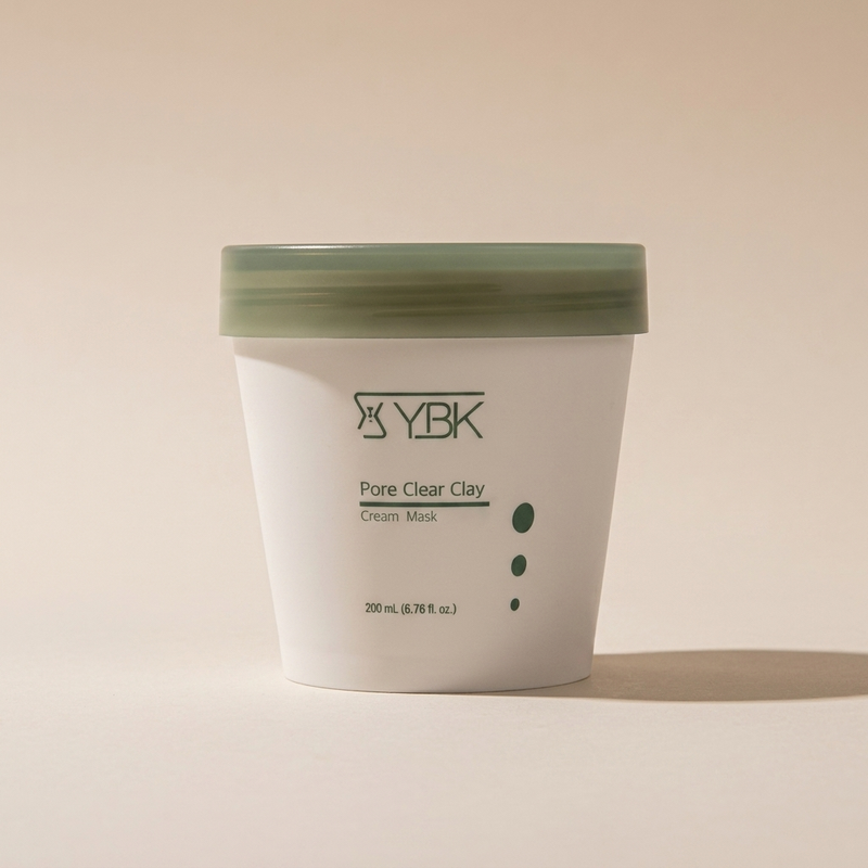 YBK Pore Clear Clay Cream Mask 200ml, front of pack
