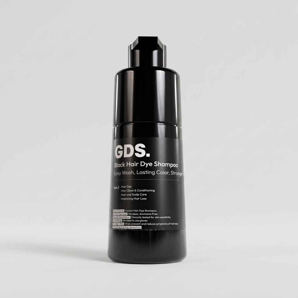 GDS Hair Dye Shampoo — Grey Coverage in 3 Minutes 250ml / 190ml