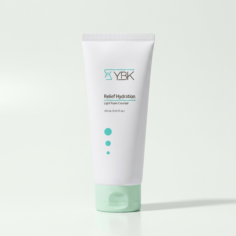YBK Relief Hydration Light Foam Cleanser 150ml, front of pack