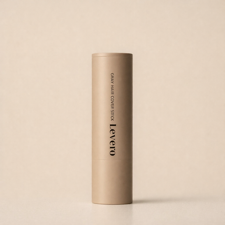 Levero Gray Hair Cover Stick — Dark Brown 4g