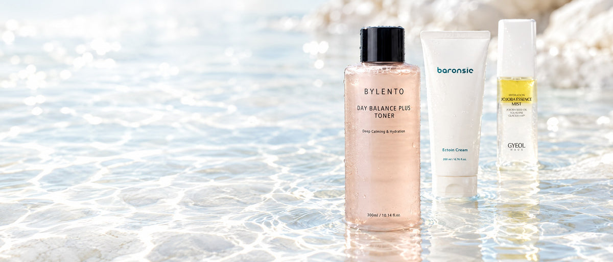 The newest screened products standing in clear shallow water